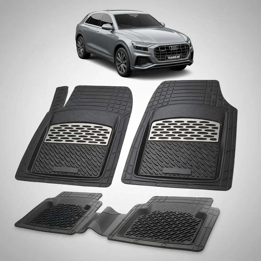 Covorase Tavita Cauciuc Compatibile Audi Q8 4M8 SUV 2018–2025 | Silver