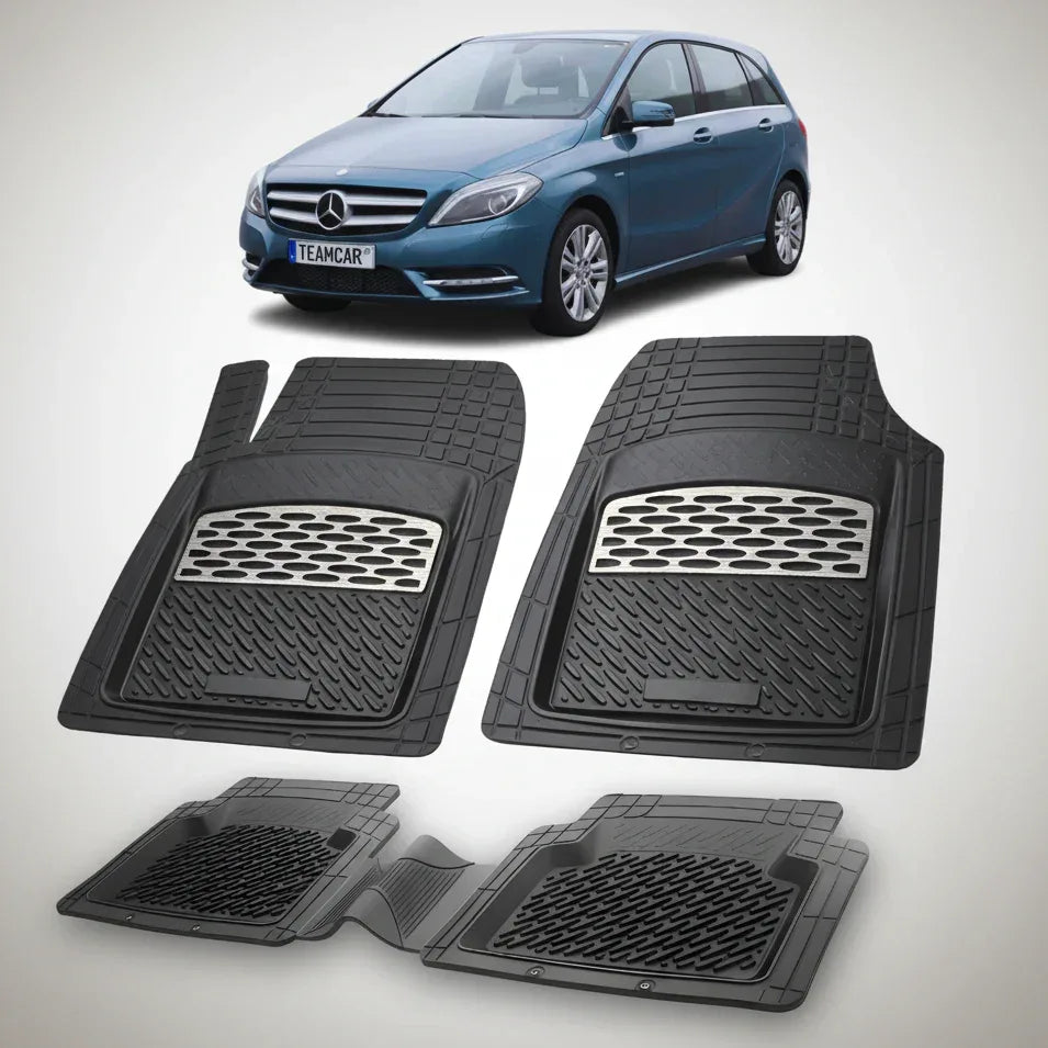 Covorase Mercedes-Benz B-Class Compatibile W246 2011-2019 Tavita Cauciuc | Silver