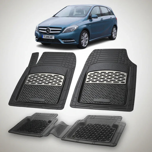 Covorase Mercedes-Benz B-Class Compatibile W246 2011-2019 Tavita Cauciuc | Silver