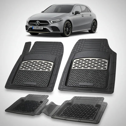 Covorase Cauciuc Tip Tavita Silver | Compatibile Mercedes-Benz A-Class W177 2018+
