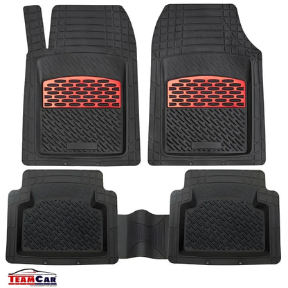 Covorase Auto Universale TeamCar® set 5 piese, Red - 221.ro
