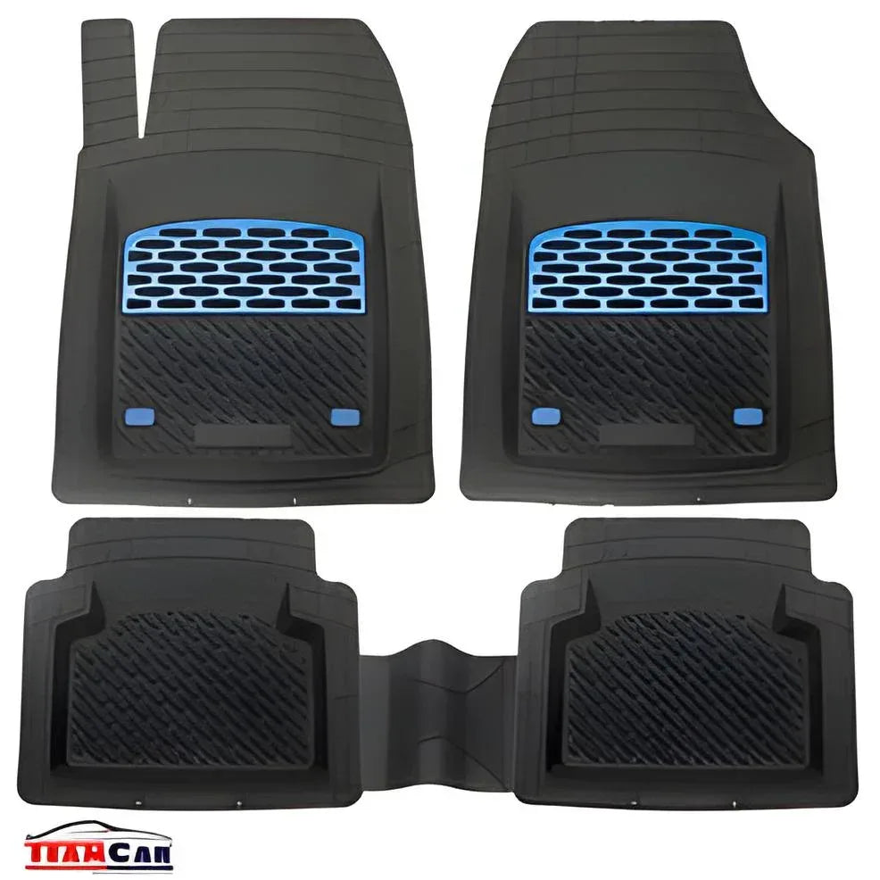 Covorase Auto TeamCar® Tip Tavita Compatibile Peugeot Partner/Rifter (2018-2024) Material Rezistent Blue - 221.ro
