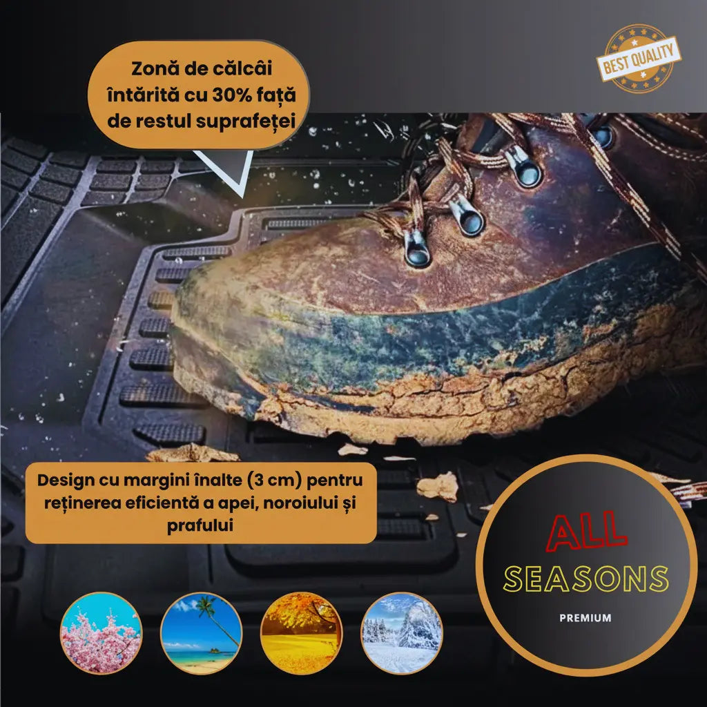 Covorașe Mazda 6 GH Facelift Hatchback 5 Uși 2010-2012 | Black Edition – TeamCar®