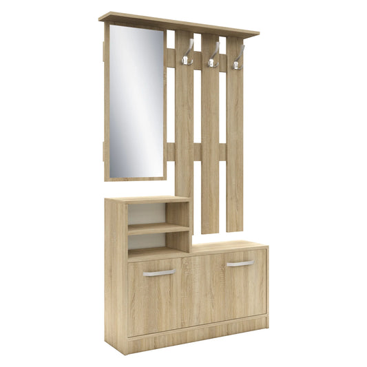 Cuier haaus Lyon, Stejar Sonoma, L 85 x l 24 x H 180 cm