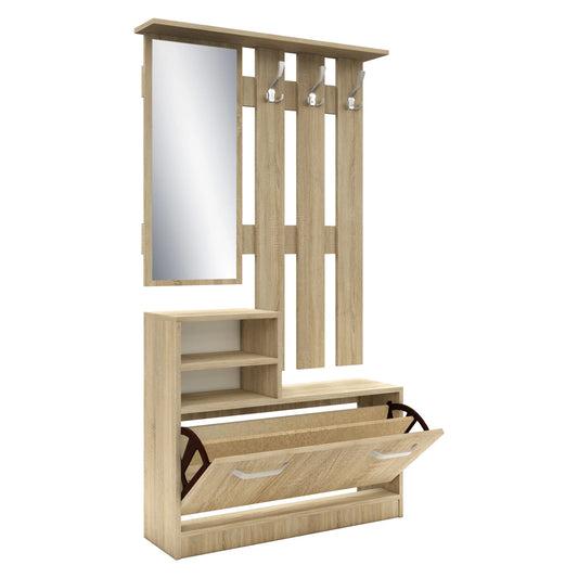 Cuier haaus Lyon, Stejar Sonoma, L 85 x l 24 x H 180 cm