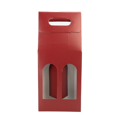 Cutii cu mâner pentru 2 sticle (set 10 buc)