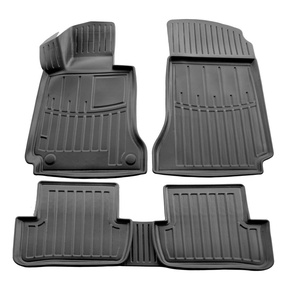 Set covorase auto cauciuc tip tavita  pentru mercedes benz w204 c (2007-2015)