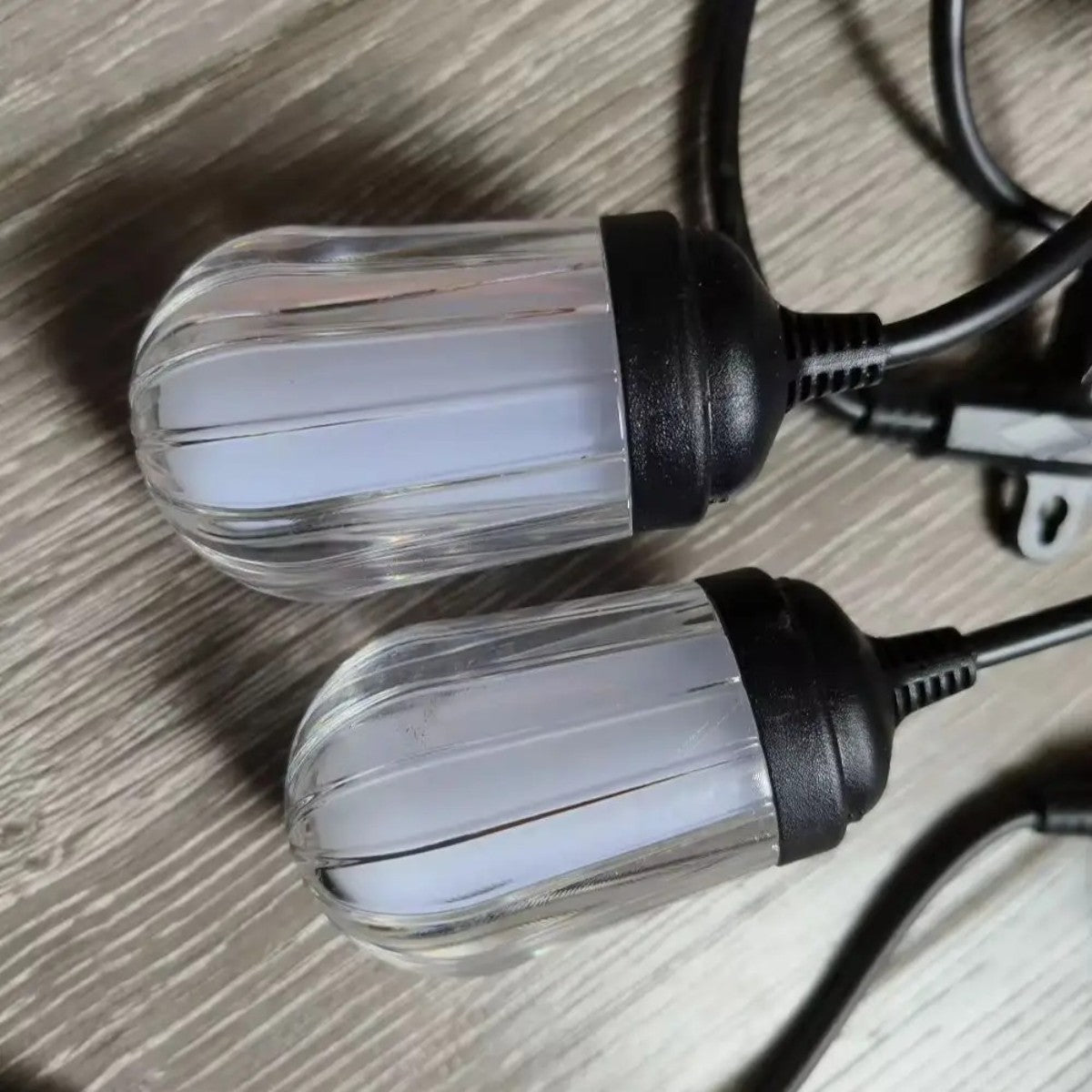 Ghirlanda luminoasa, solara, decorativa, interconectabila, Naimeed D6083, 5m, 10 Becuri LED, Lumina Alb Cald