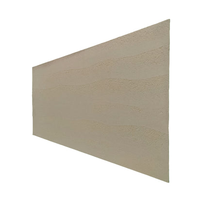 Set 16 panouri decorative din praf de piatra, Naimeed D7322, ignifuge, strat protector ceramic, rezistente la razele UV, 120x60x0.2 cm, crem