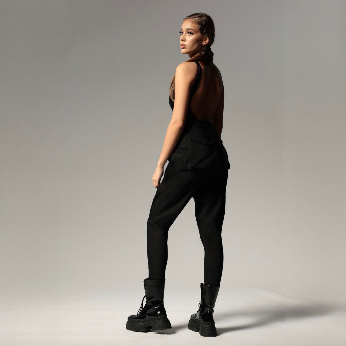 Pantaloni calarie cu copci metalice Fashion riding