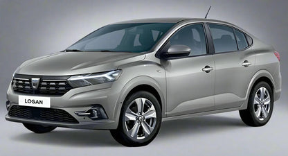 Dacia Logan III (2020–prezent) - Covorașe Auto TeamCar® Tip Tăviță Compatibile - Sedan/Silver - 221.ro