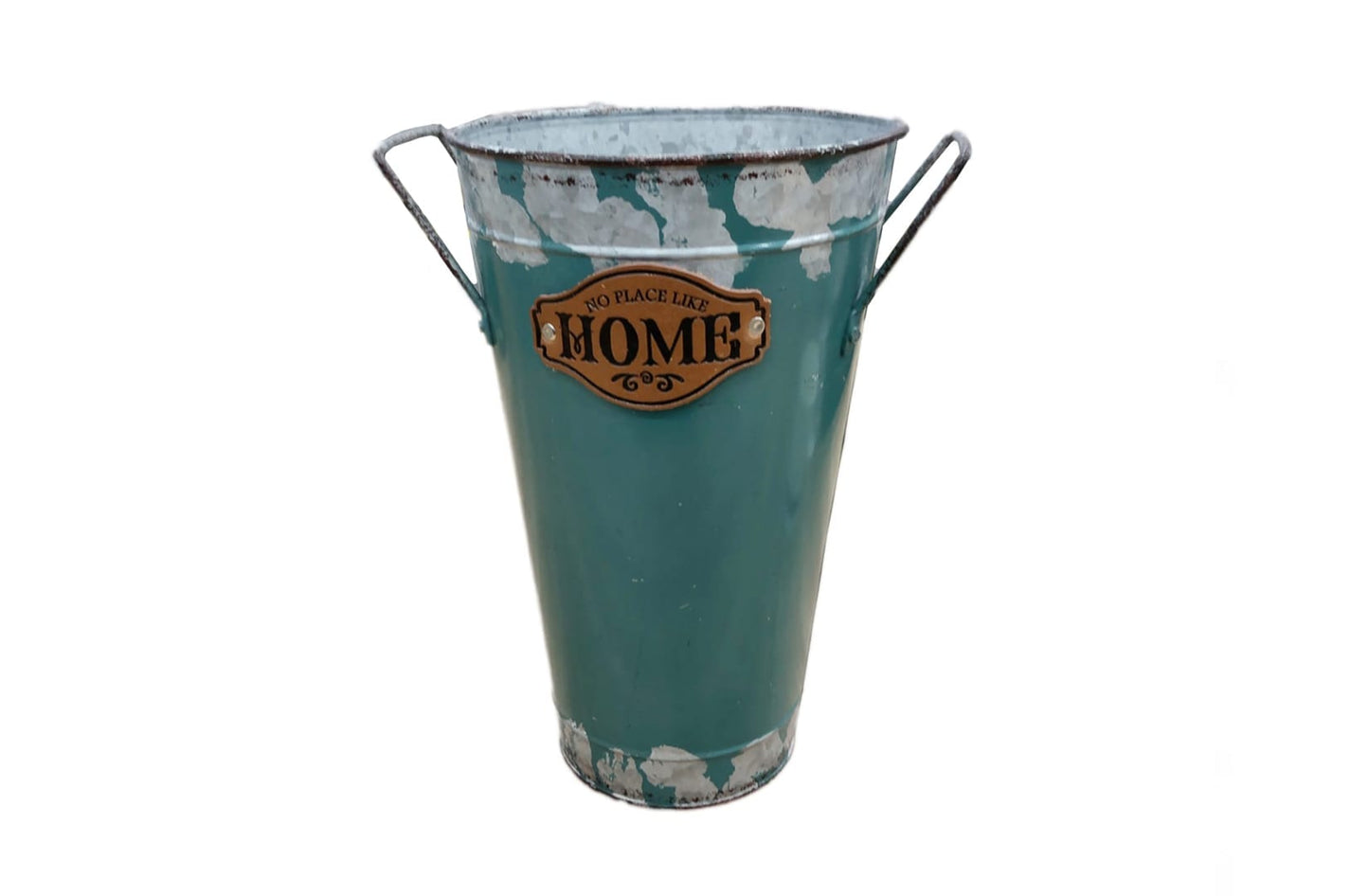 Vas decor din metal D2611, 16x11x25.5 cm