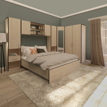 Set Dormitor haaus Madrid, Ulm Deschis/Wenge