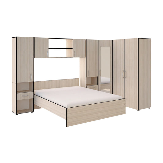 Set Dormitor haaus Madrid, Ulm Deschis/Wenge