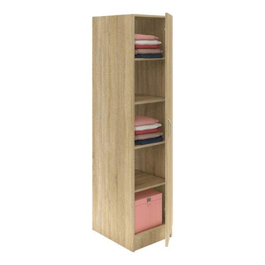 Dulap haaus Remi, O Usa, cu polite, Stejar Sonoma, 40 x 51 x 170 cm