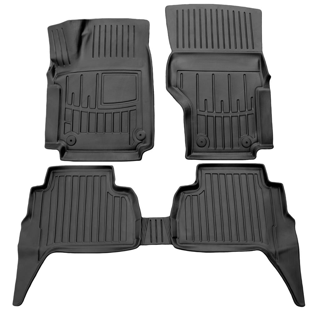 Set covorase auto cauciuc tip tavita pentru vw amarok (2010-2022)