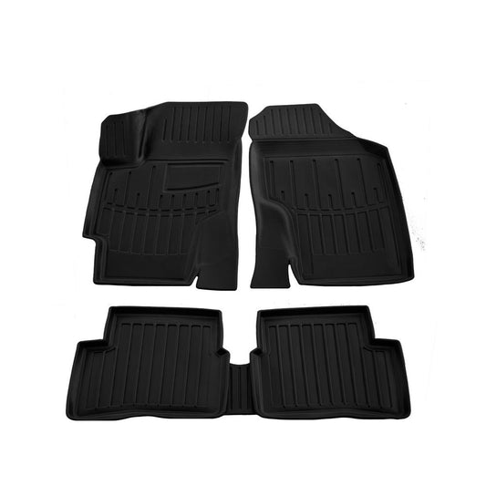 Set covorase auto cauciuc tip tavita pentru hyundai accent (mc) (2006-2010)