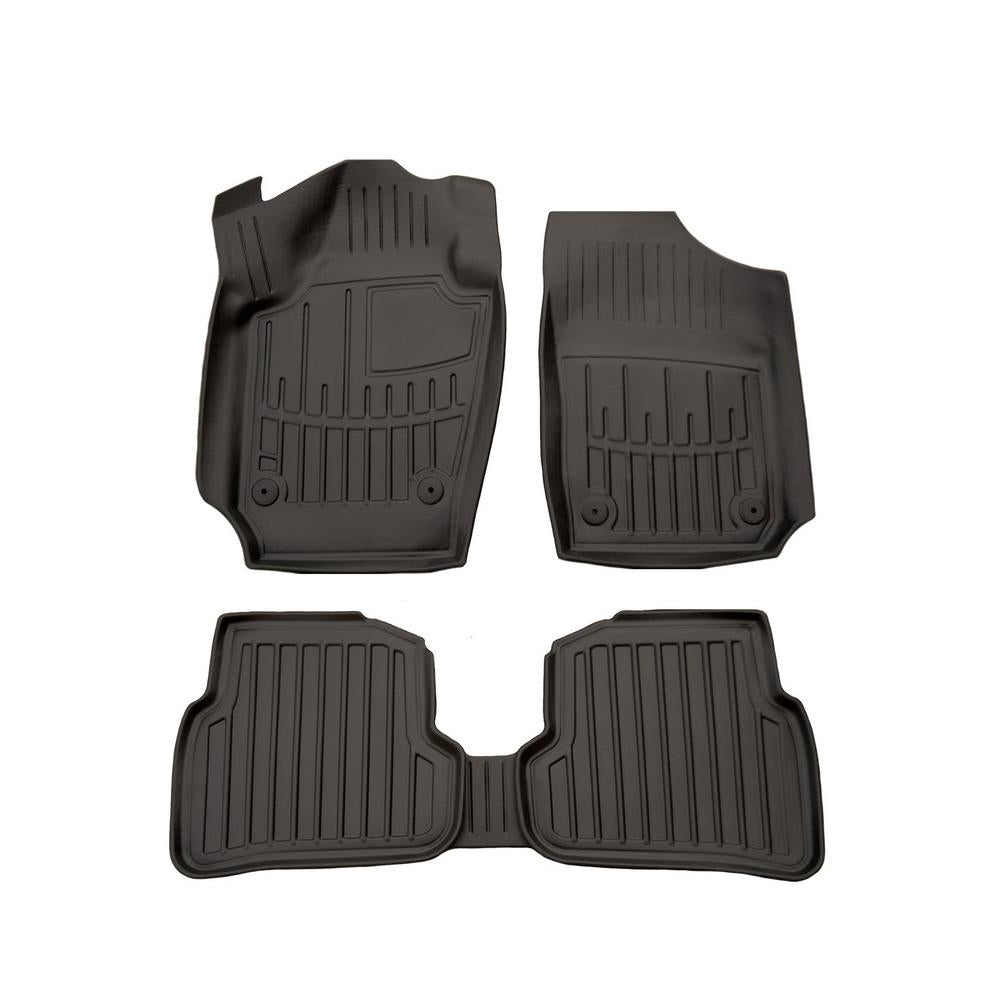 Set covorase auto cauciuc tip tavita pentru vw polo v (2009-2017)