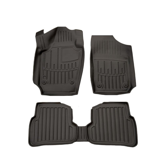 Set covorase auto cauciuc tip tavita pentru vw polo v (2009-2017)