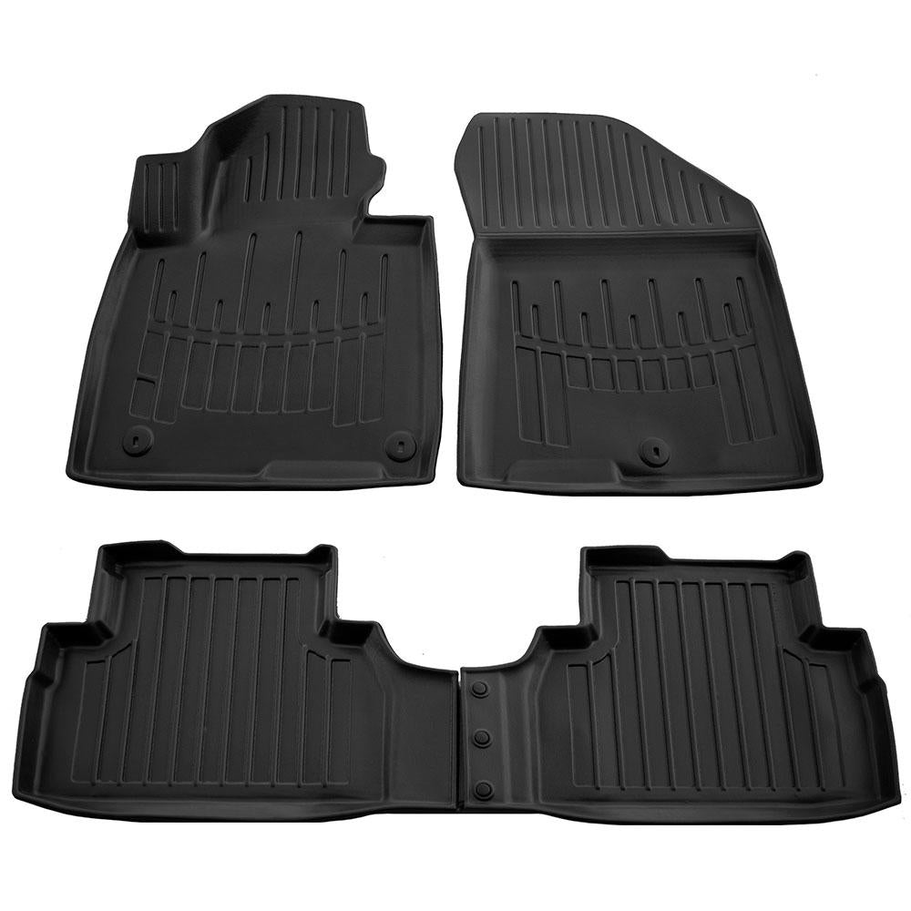 Set covorase auto cauciuc tip tavita pentru hyundai santa fe iv (tm) (2018-2020)