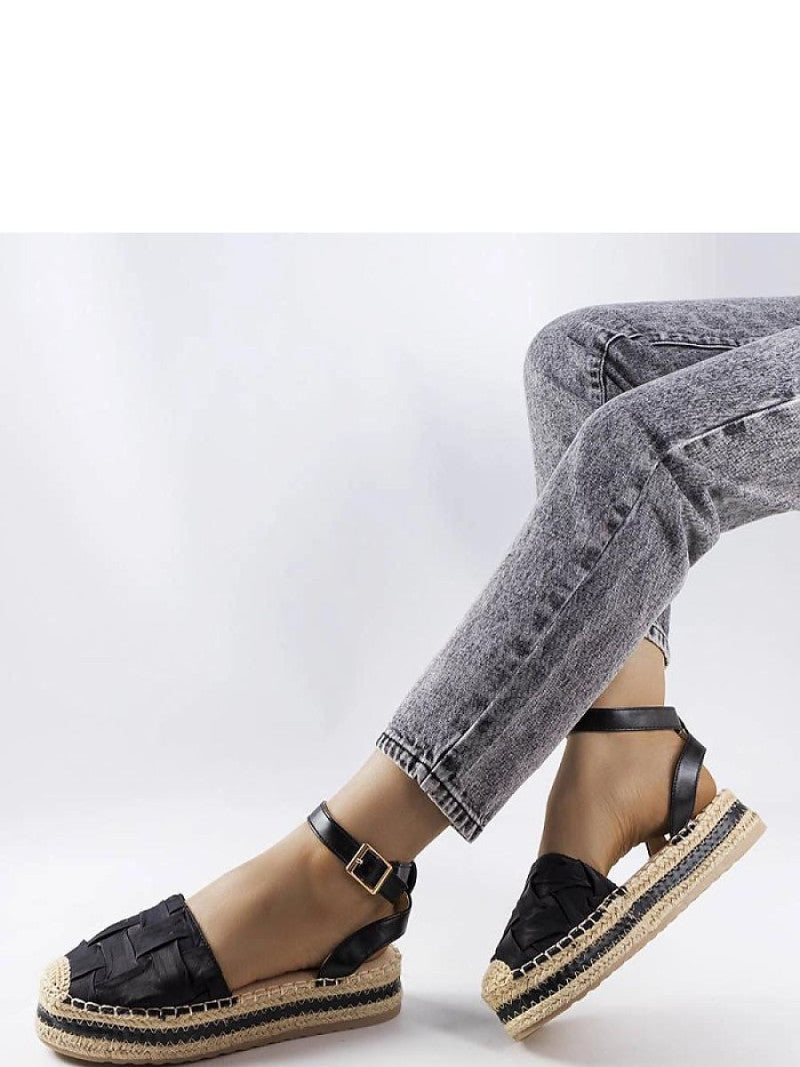 Espadrile Solea, Model 207048, Negru - Înălţimea tocului 4 cm