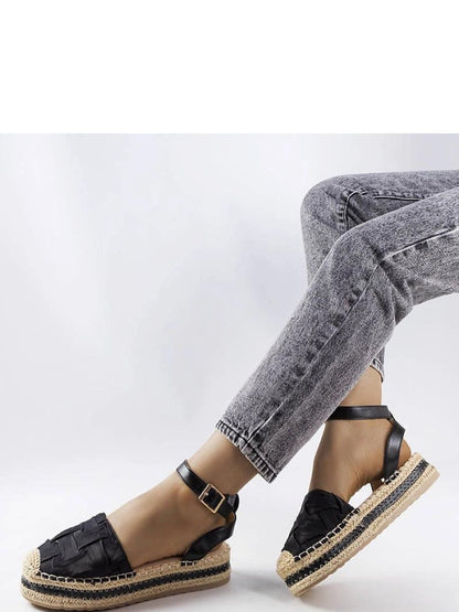 Espadrile Solea, Model 207048, Negru - Înălţimea tocului 4 cm