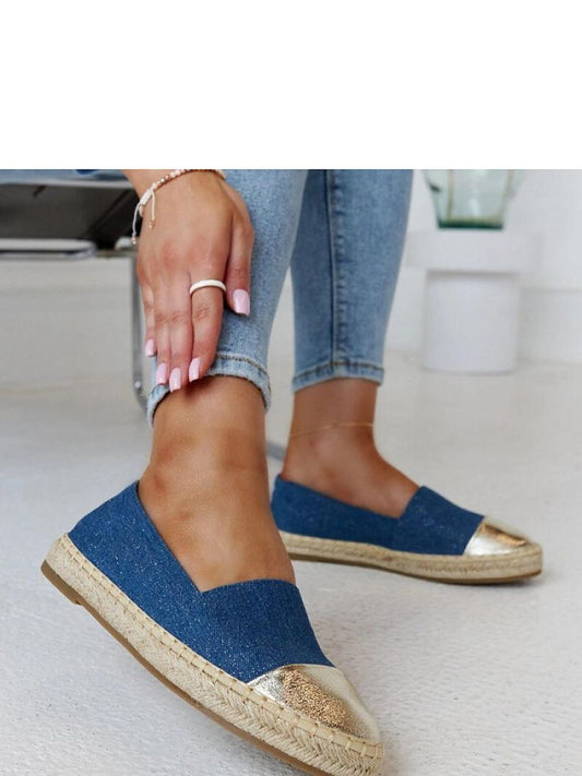 Espadrile Solea, Model 207338, Albastru - material pânză  Înălţimea tocului 2 cm