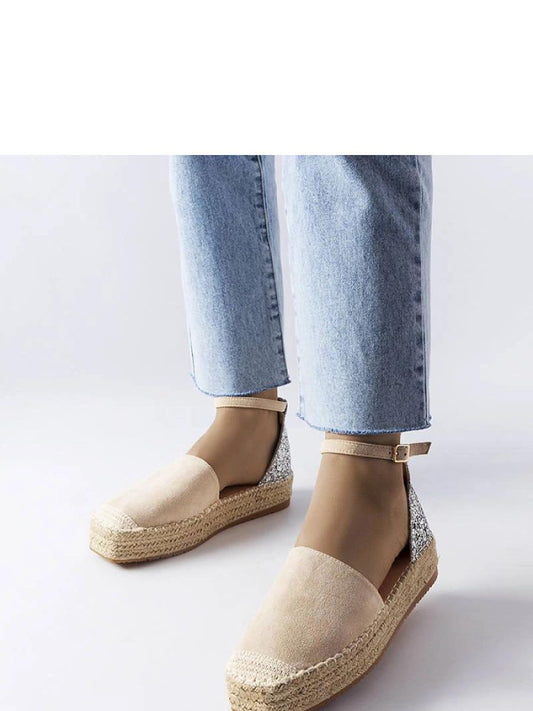 Espadrile Solea, Model 207815, Bej - material Zam din piele ecologică  Înălţimea tocului 4 cm