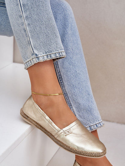 Espadrile Step in style, Model 208323, Galben - material piele naturala  Footbed piele naturala  Înălţimea carâmbului 5.5 cm Înălțimea tălpii 1.5 cm