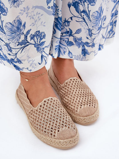 Espadrile Step in style, Model 211853, Bej - material pânză  Footbed pânză  Înălţimea carâmbului 6 cm Înălțimea tălpii 2 cm