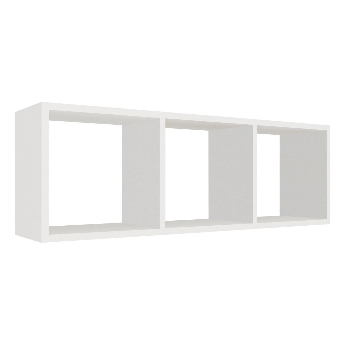 Etajera haaus Lira, 3 Casete, Alb, 90 x 20 x 30 cm