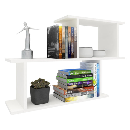 Etajera Rico haaus V2, Alba, L 100 x l 25 x H 65 cm