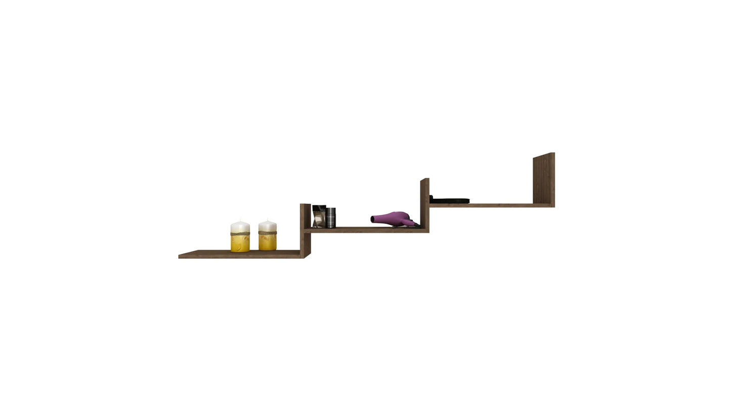 Etajera haaus Step, Stejar Bronz, 150 x 20 x 42 cm