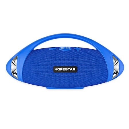 Boxa portabila HOPESTAR H37, Rugby style, albastru, 1200mAh, 6W, D1293