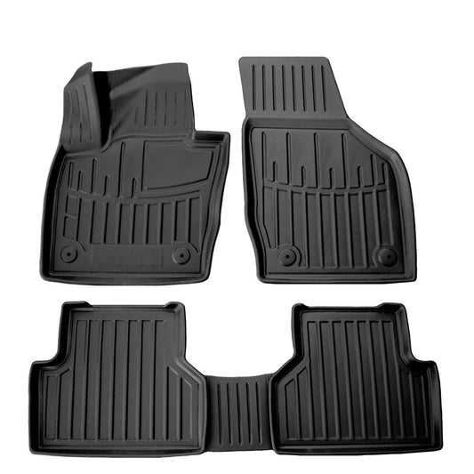 Set covorase auto cauciuc tip tavita pentru audi q3 (8u) (2011-2019)