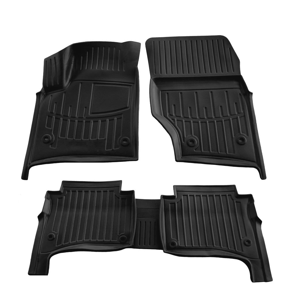 Set covorase auto cauciuc tip tavita pentru vw touareg i (7l) (2002-2010)