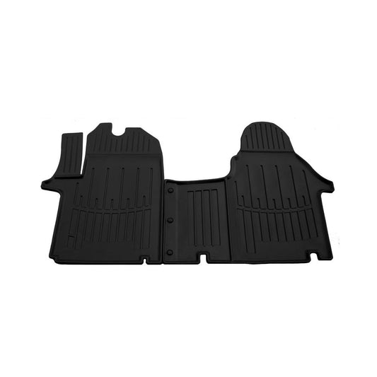 Set covorase auto cauciuc tip tavita pentru opel vivaro a (2001-2014) (1+2)