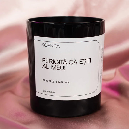 Lumânare parfumată Fericită că ești al meu!