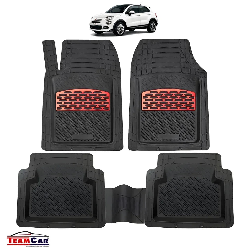 Covorașe auto Fiat 500X Red - 221.ro