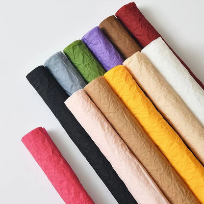 Foi de ambalat decorative creponate - roz (set 5 foi) 53x53cm