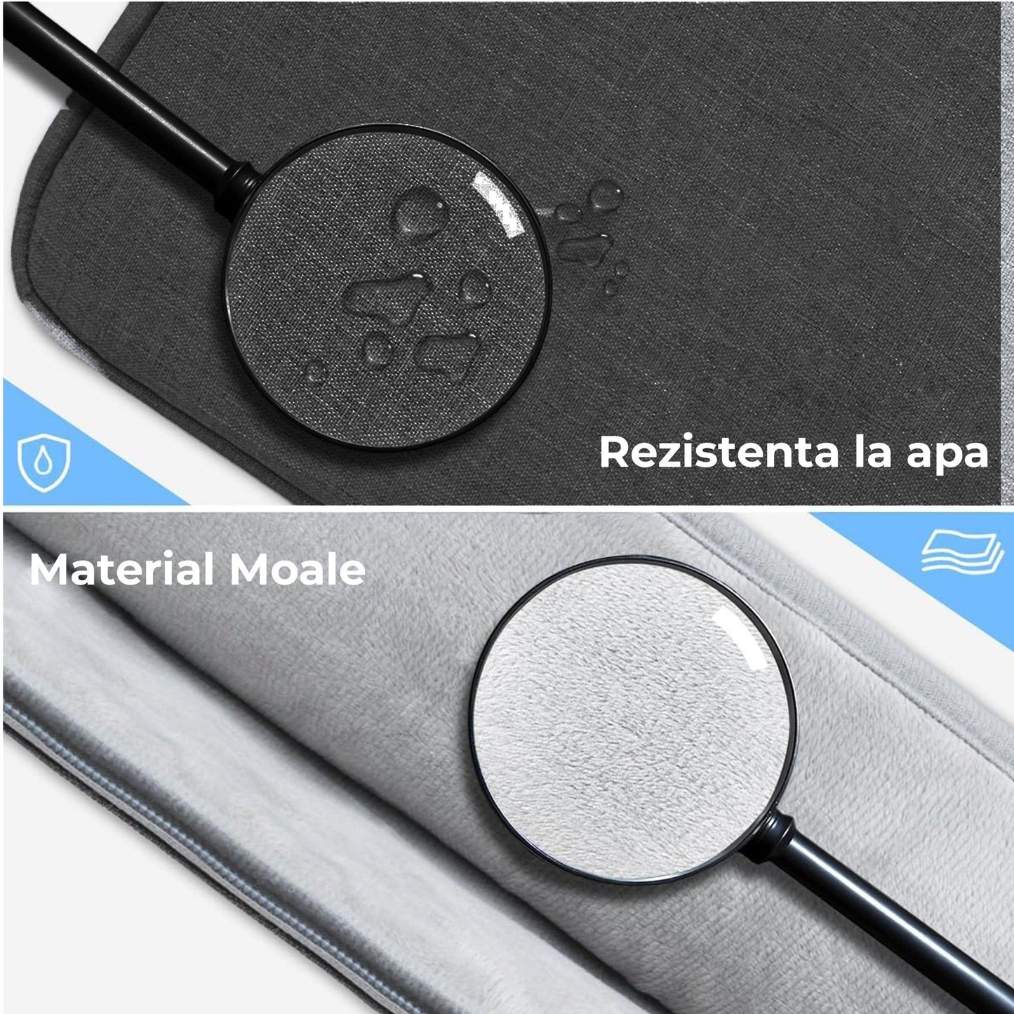 Geanta laptop portabila Timebox, 13'', 14'', 15'', 16'' inch, ultrabook, Negru
