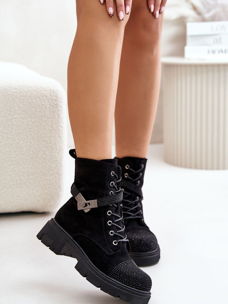 Ghete Step in style, Model 201013, Negru