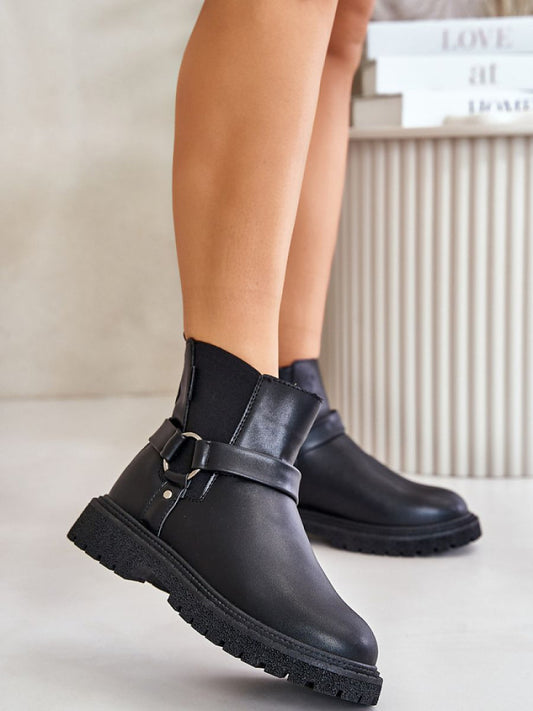 Ghete Step in style, Model 201523, Negru