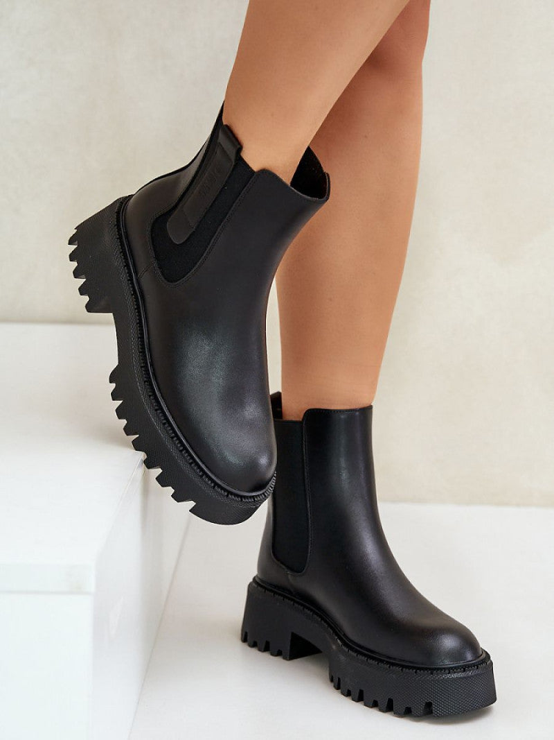 Ghete Step in style, Model 202645, Negru