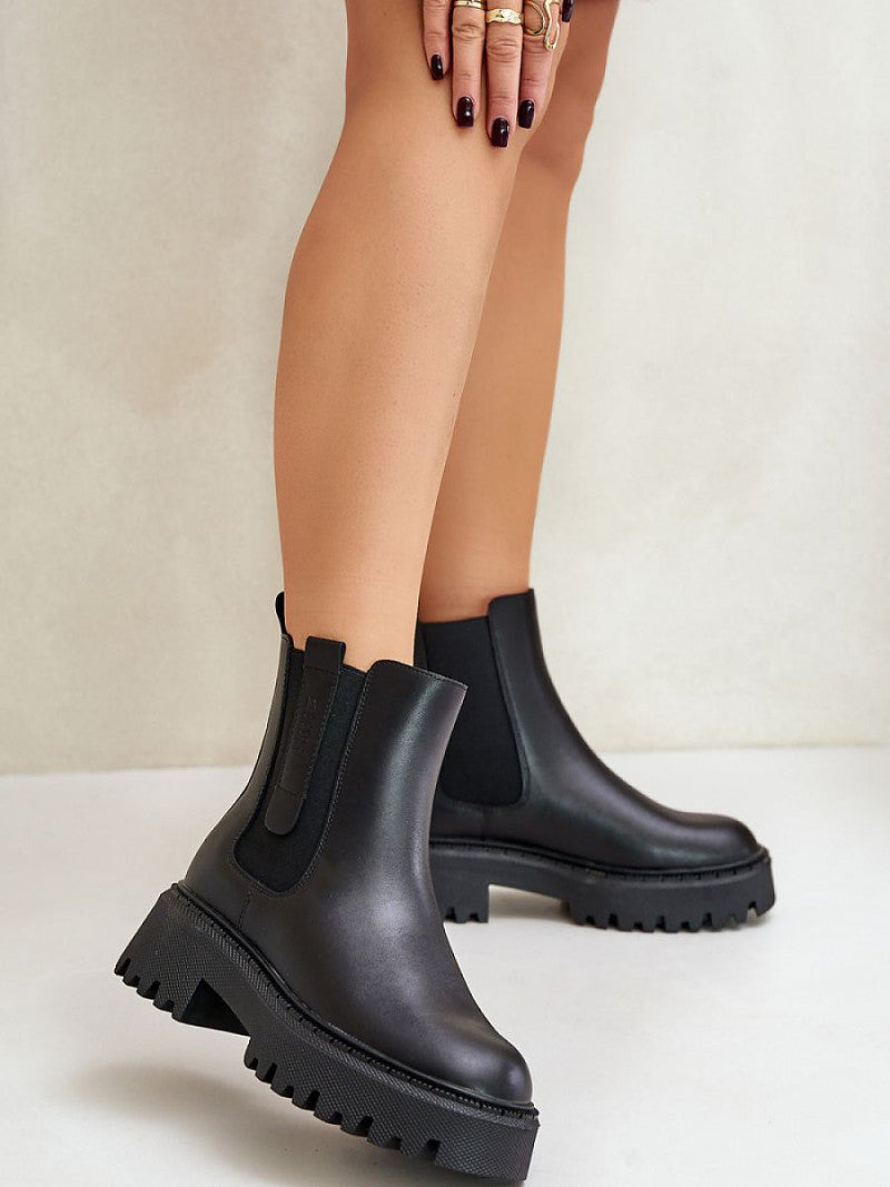 Ghete Step in style, Model 202645, Negru