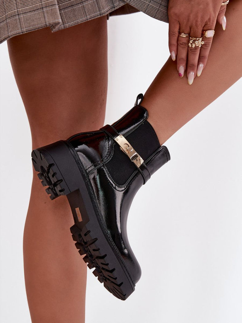 Ghete Step in style, Model 217710, Negru