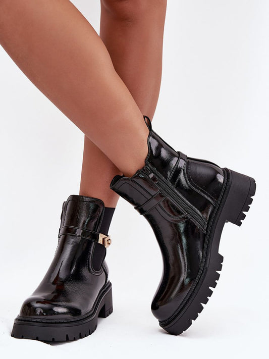 Ghete Step in style, Model 217710, Negru