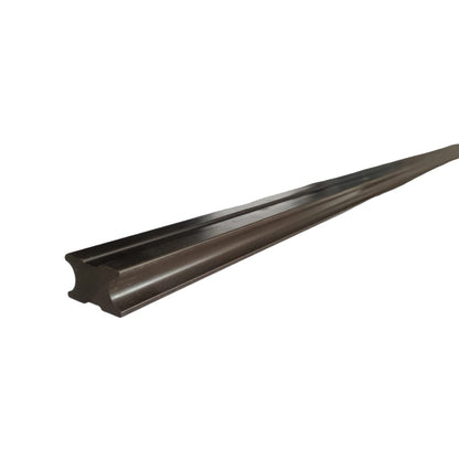 Grinda montaj deck plina, WPC, Naimeed D6487/D6470, 290x4x2.5 cm, Maro inchis