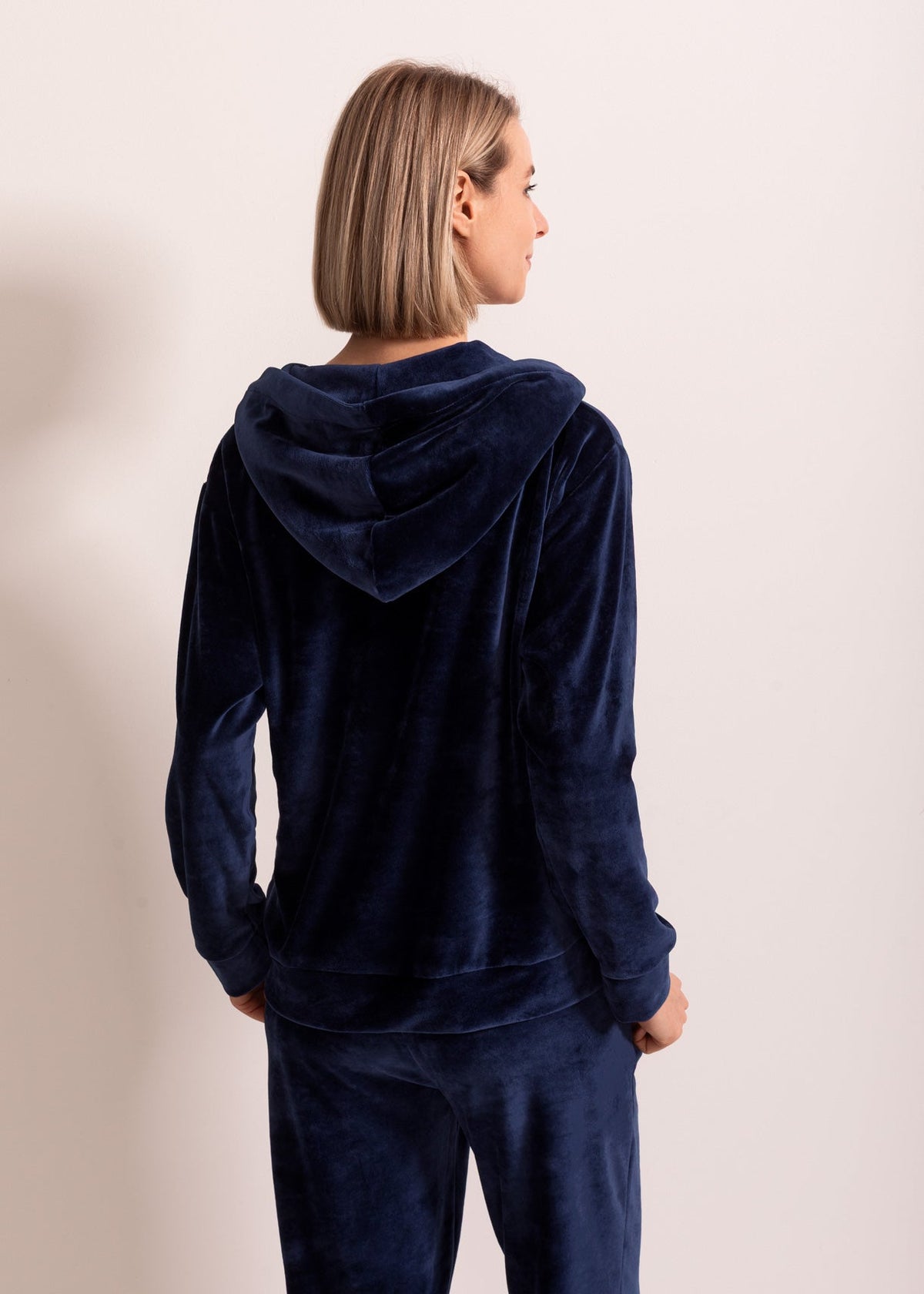 Hanorac Damă Velvet Bleumarin