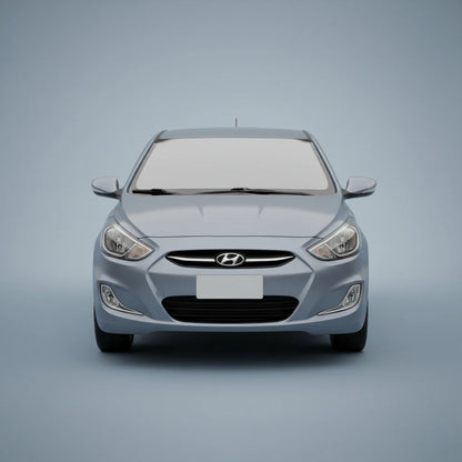 Covorase Auto Hyundai Accent IV (2015–2019)-Cauciuc Tip Tavita-Black